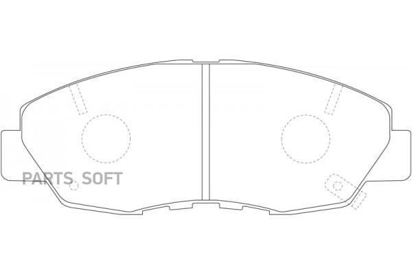 

Колодки тормозные дисковые передние к-т HONDA CR-V 2.0 1999 - 2002HON SB NAGAMOCHI BP28484