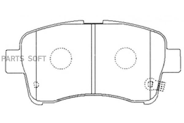 

Колодки тормозные дисковые передние к-т SUZUKI Aerio 1.3/1.5/1.8L R#1 SB NAGAMOCHI BP29461