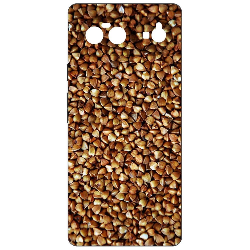 

Чехол-накладка Krutoff Soft Case Гречка для Google Pixel 6, Черный