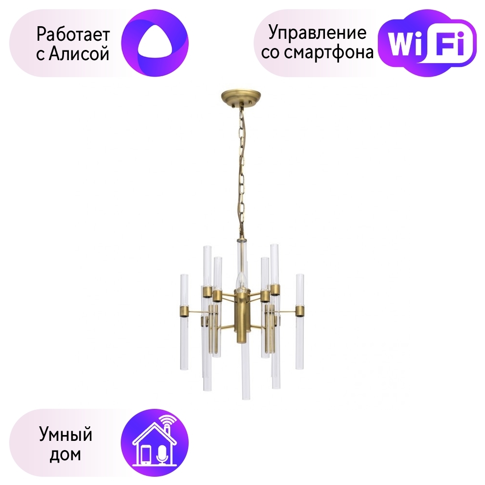 

Подвесная люстра MW-Light Альгеро с поддержкой Алиса 285010703-A