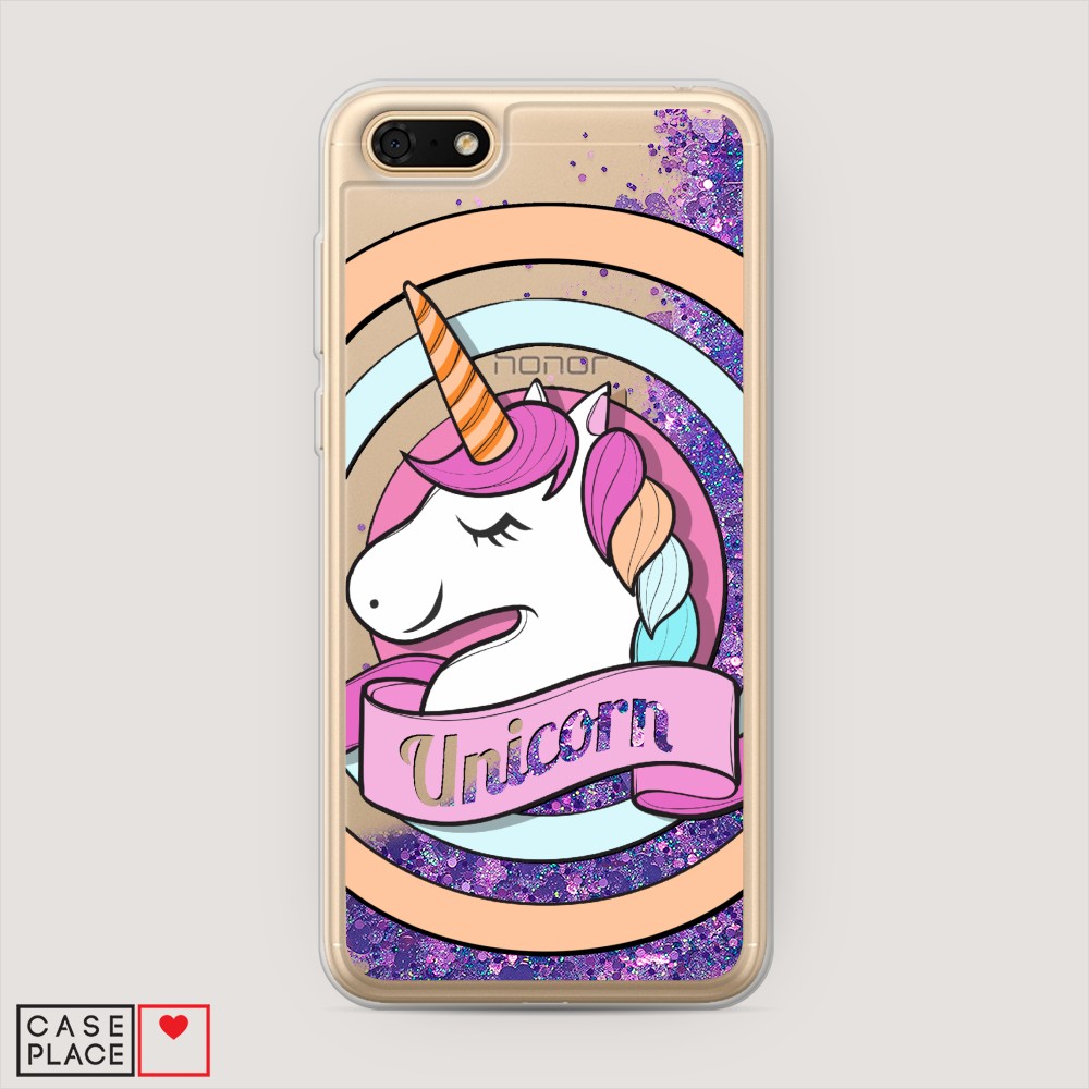 

Чехол Awog на Honor 7A/Y5 Prime 2018/Y5 2018 "Unicorn зефирный", Разноцветный, 66392-1