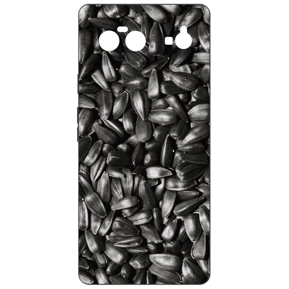 

Чехол-накладка Krutoff Soft Case Семечки для Google Pixel 6, Черный