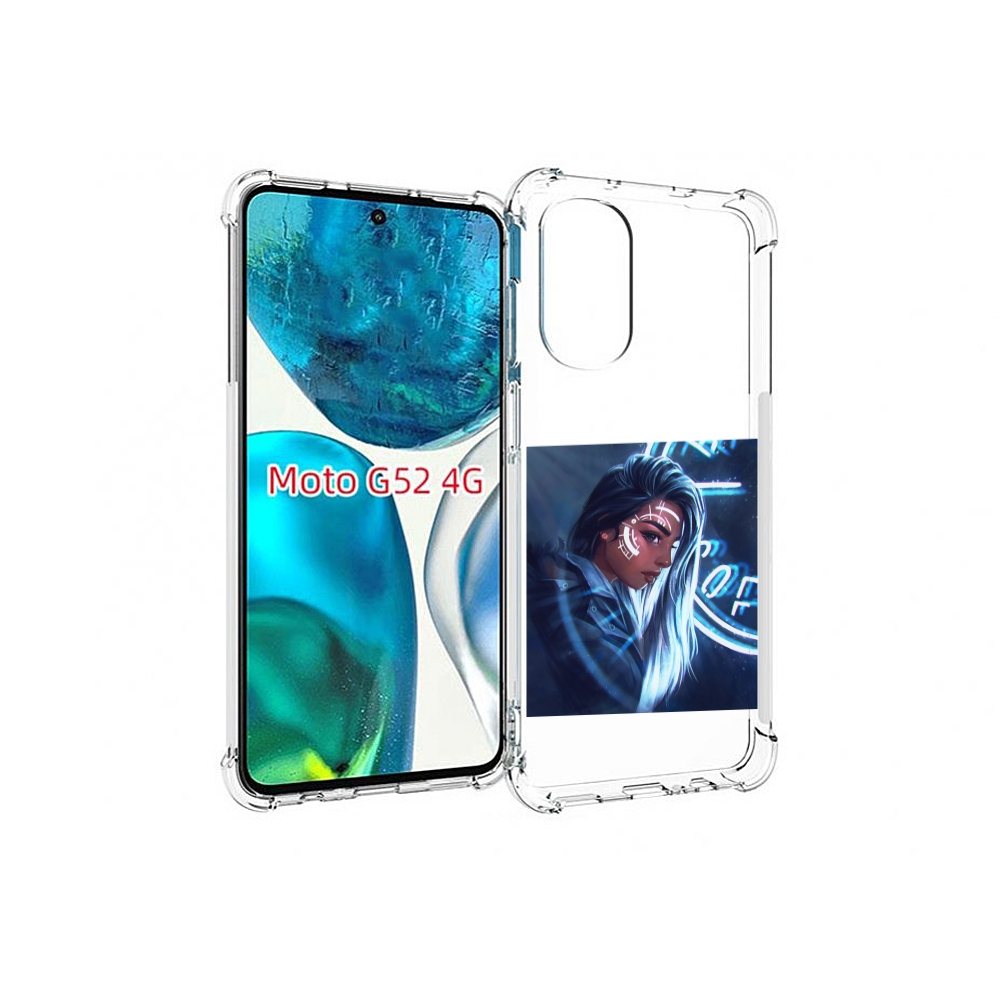 

Чехол MyPads девушка-из-антарктиды женский для Motorola Moto G82 / Moto G52, Прозрачный, Tocco