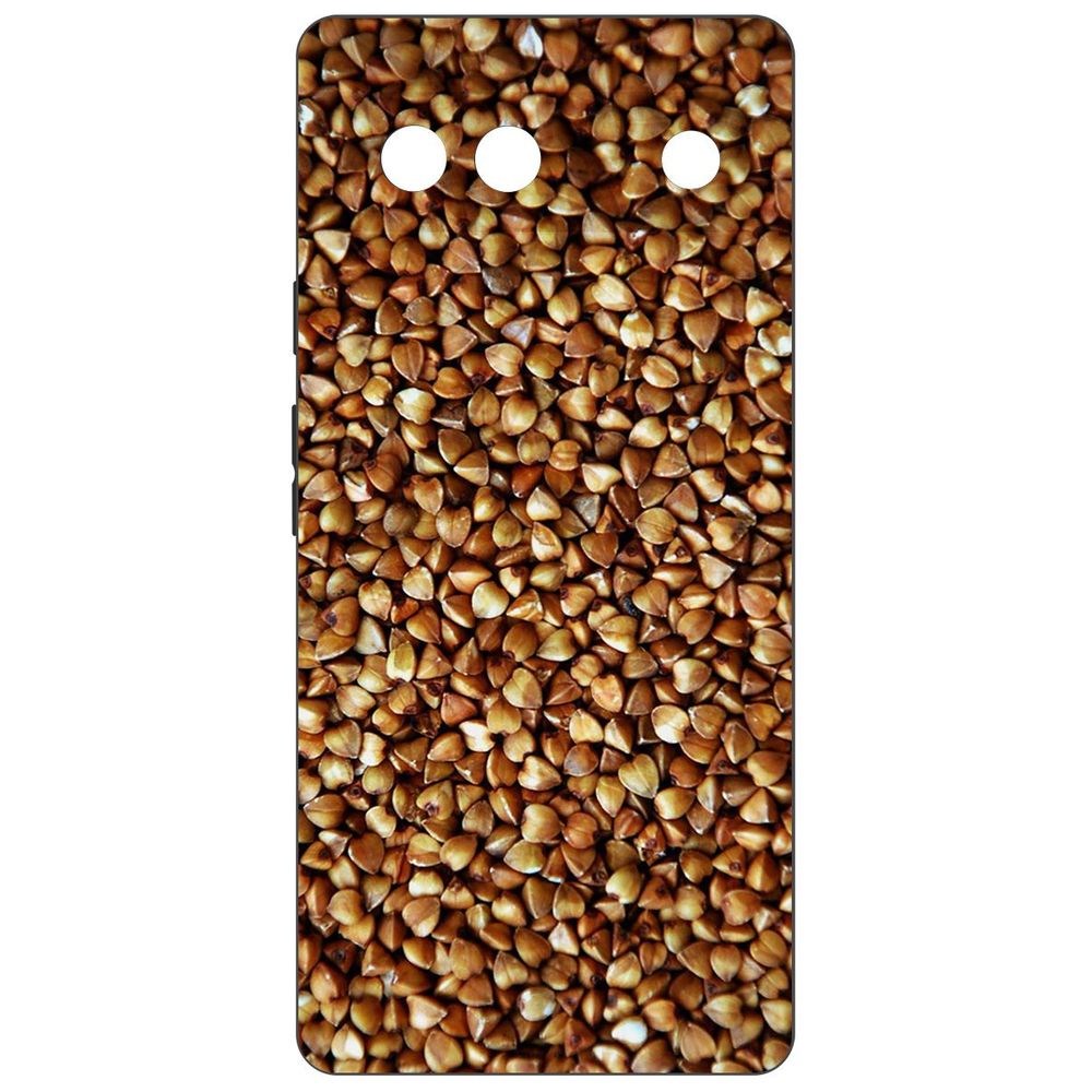

Чехол-накладка Krutoff Soft Case Гречка для Google Pixel 6A, Черный