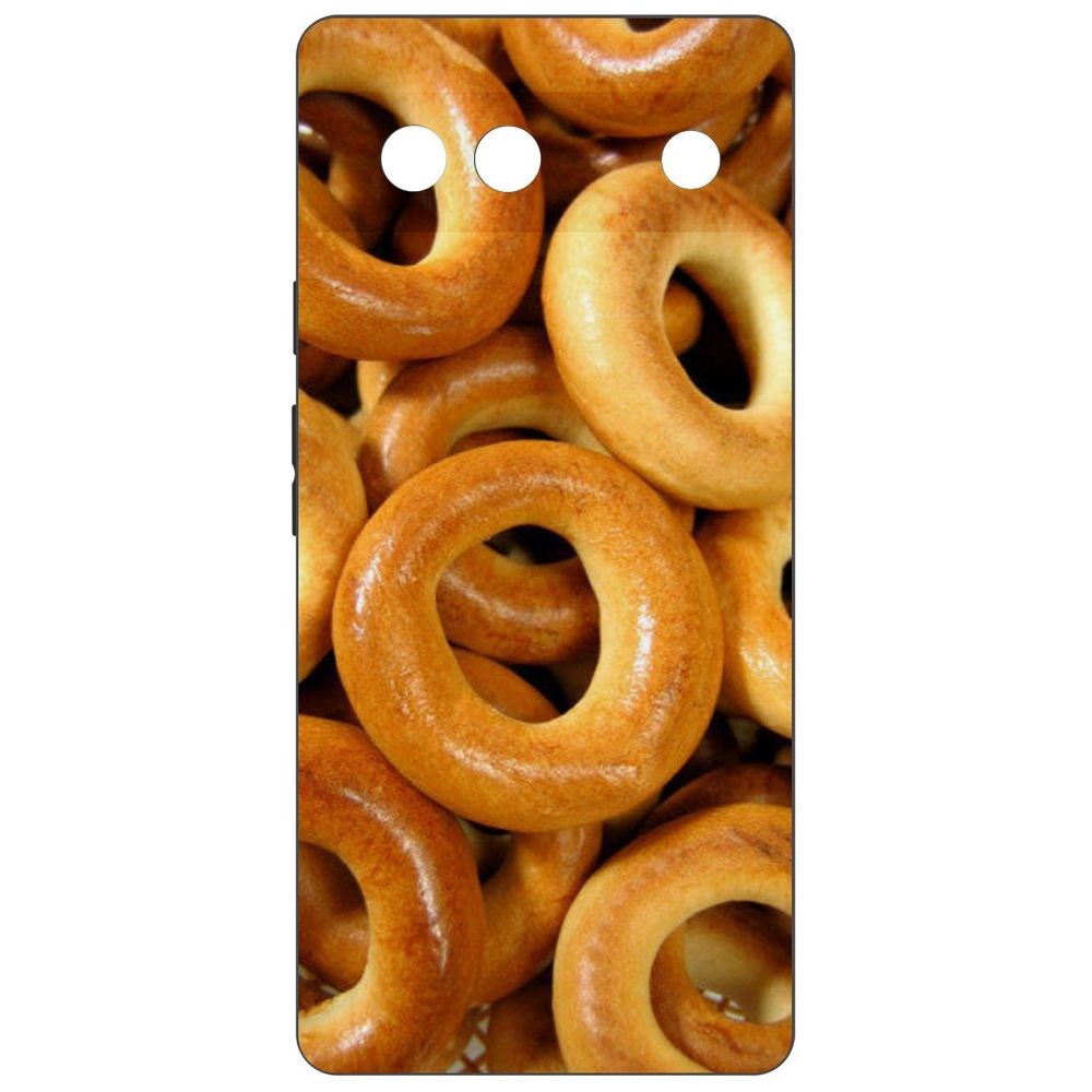 

Чехол-накладка Krutoff Soft Case Сушки для Google Pixel 6A, Черный
