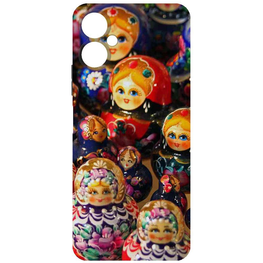 

Чехол-накладка Krutoff Soft Case Матрешка для Tecno Camon 19 Neo, Черный