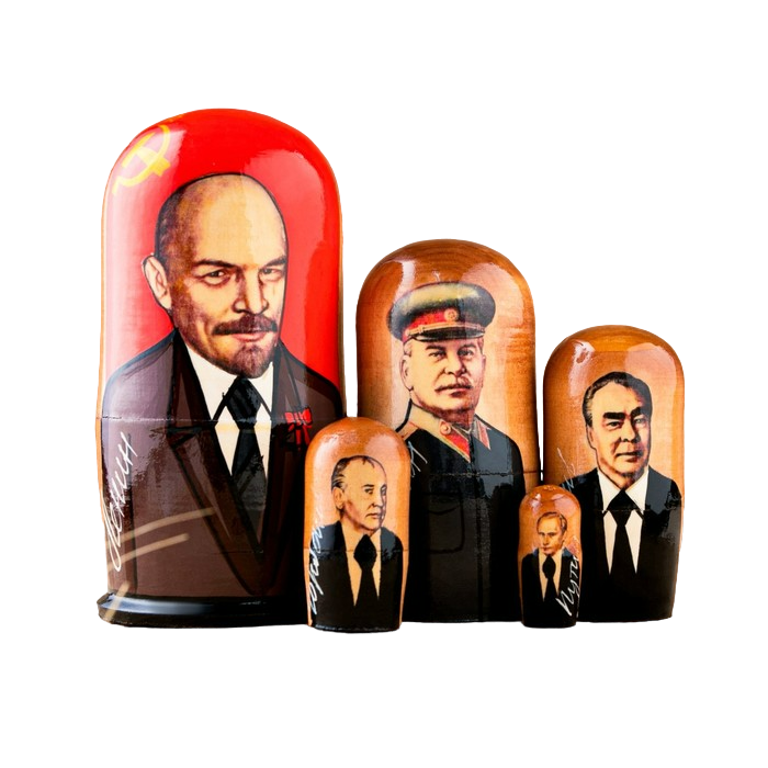 

Матрешка "Ленин" 5 кукол