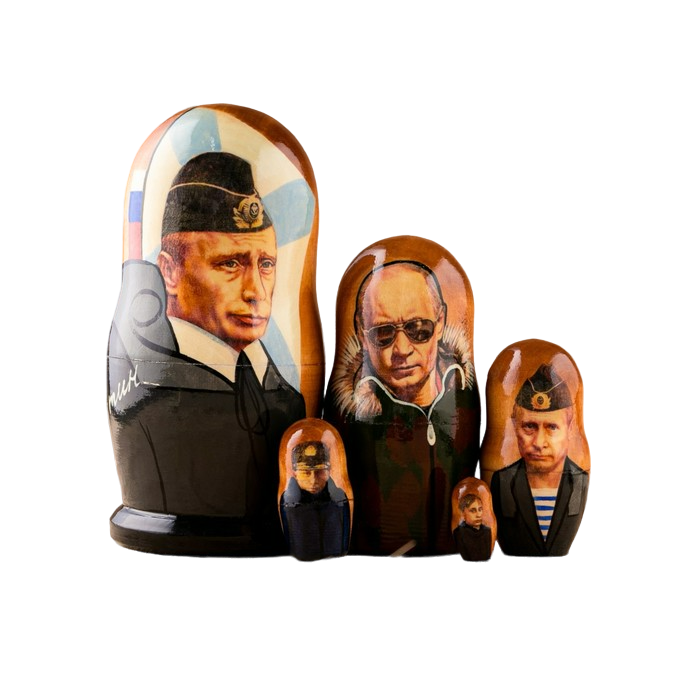 

Матрешка "Путин-Крым", 5 кукол, 10 см