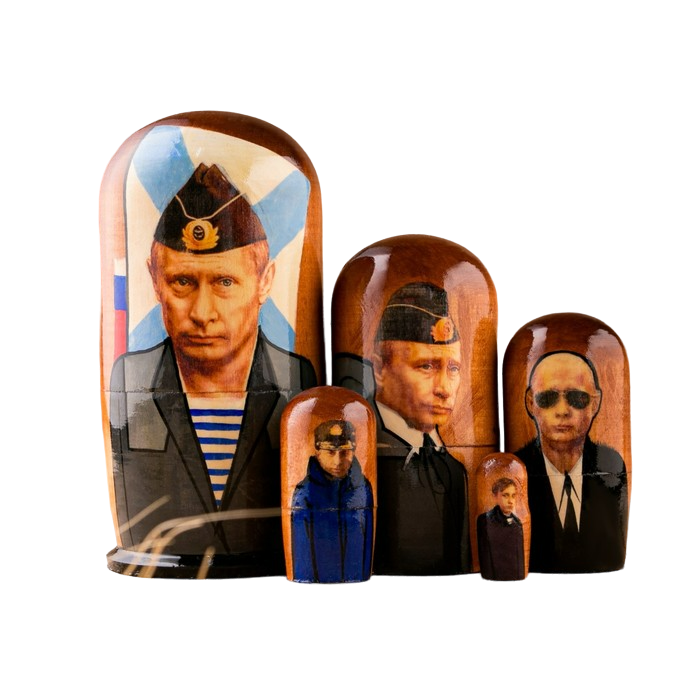 

Матрешка "Путин-Крым 1", 5 кукол, 10 см