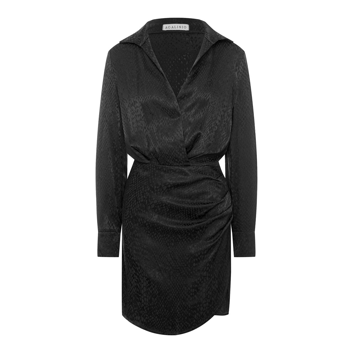 

Платье женское Agalisio 52556 черное S, Черный, 52556