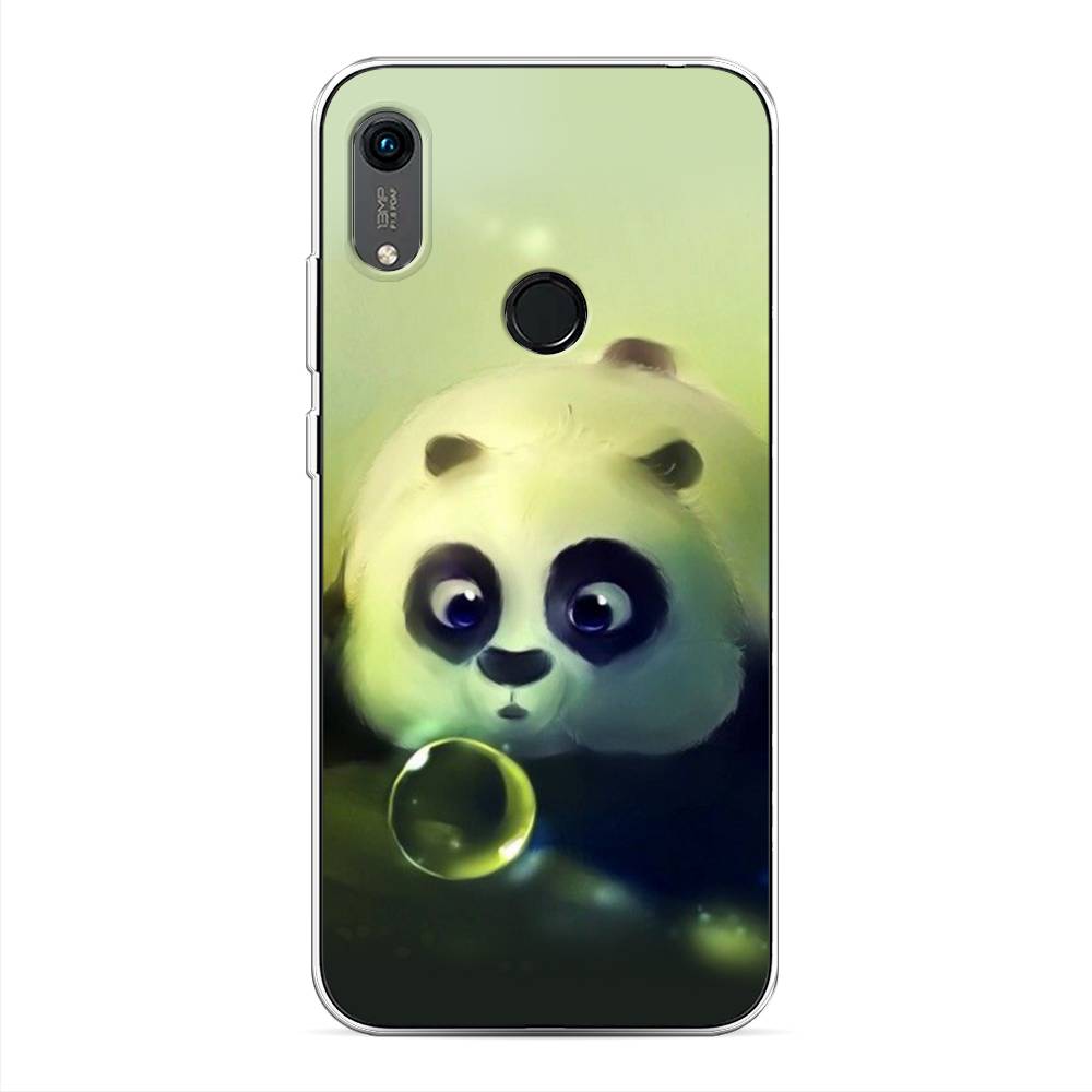 

Чехол на Huawei Y6 2019 "Малыш панды", Зеленый;черный;серый, 611550-1
