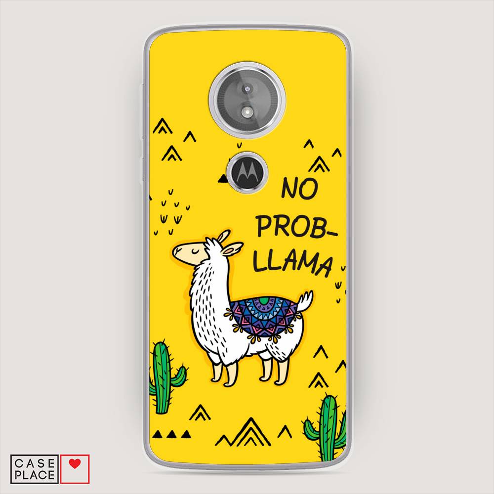 

Чехол Awog на Motorola Moto E5 / Моторола Мото E5 "No probLLama", Разноцветный, 241050-2