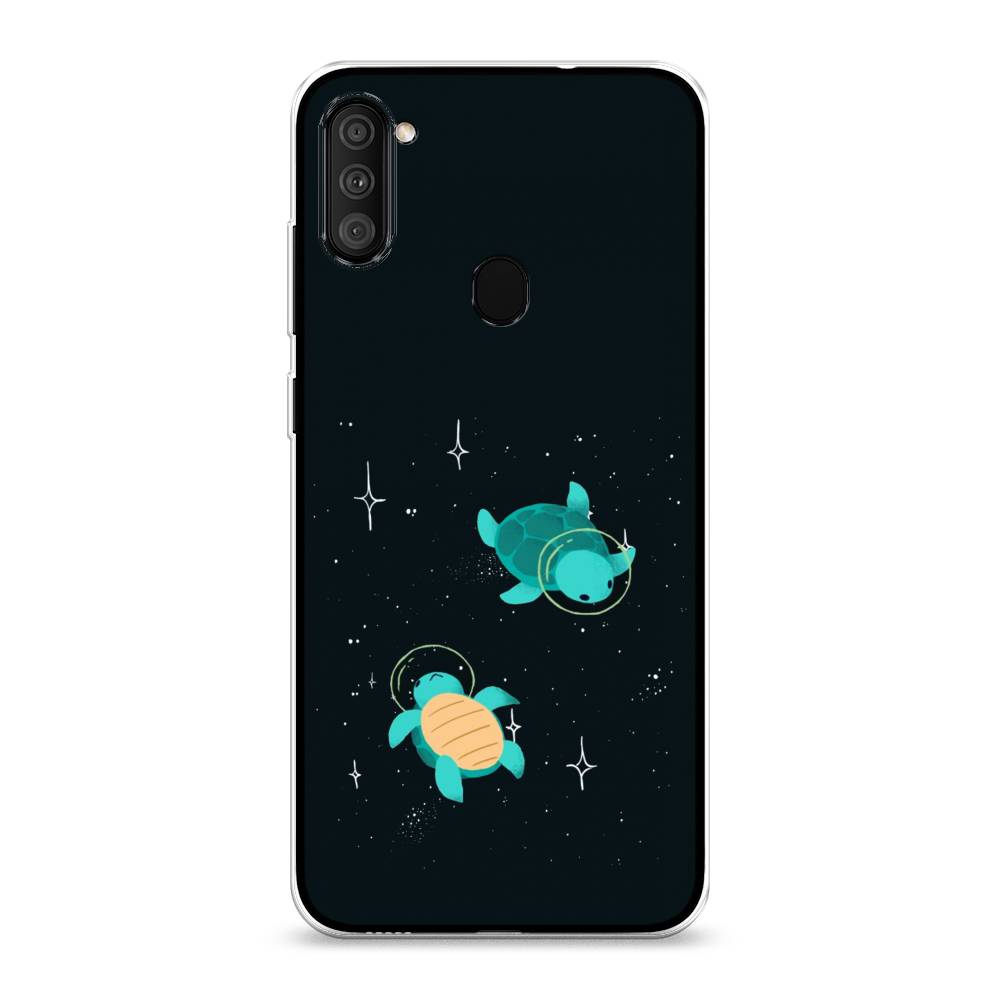 

Чехол Awog на Samsung Galaxy M11 / Самсунг M11 "Черепашки космонавты", Разноцветный, 2100650-4