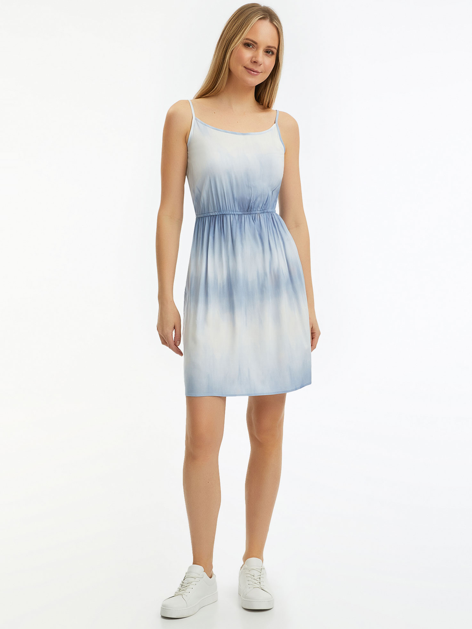 Платье женское oodji 11900157-3B синее 34 EU