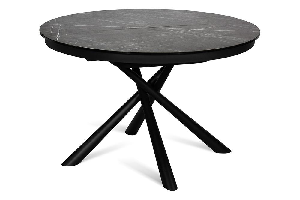 

AERO Стол RONDO 120 PIETRA GREY CER BK