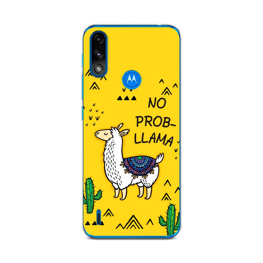 

Чехол Awog на Lenovo K13/Motorola Moto E7 Power "No probLLama", Разноцветный, 242450-2