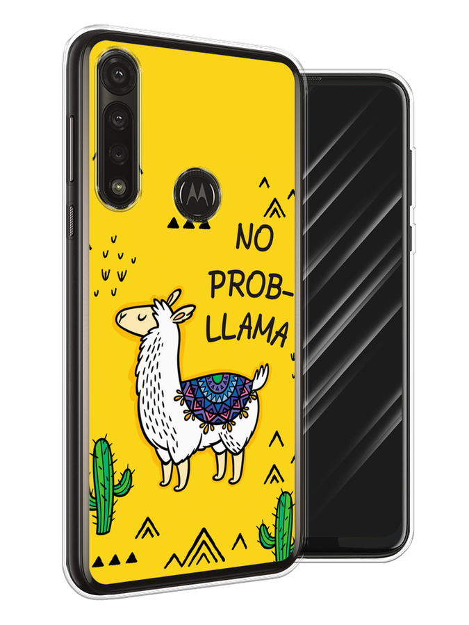 

Чехол Awog на Motorola Moto G Power 2020 "No probLLama", Разноцветный, 242650-2