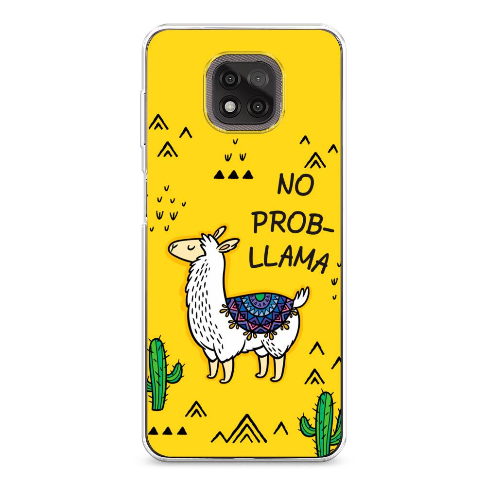 

Чехол Awog на Motorola Moto G Power 2021 "No probLLama", Разноцветный, 242750-2
