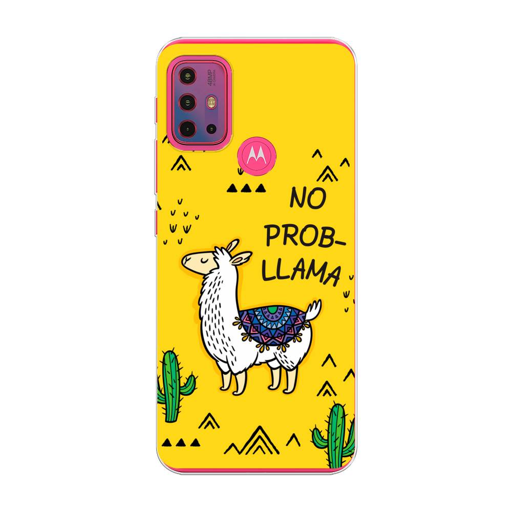 

Чехол Awog на Lenovo K13 Note/Motorola Moto G10/G20/G30 "No probLLama", Разноцветный, 242250-2