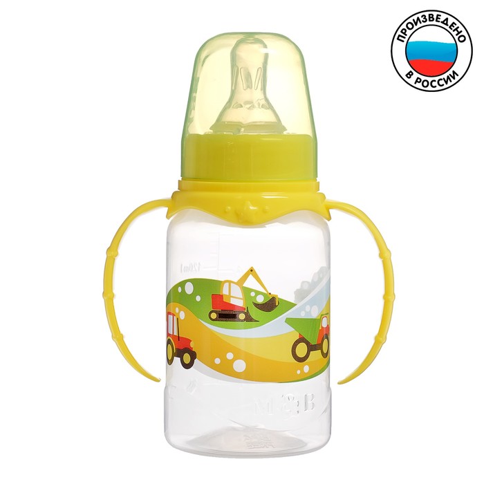 

Бутылочка Mum&Baby для кормления, Транспорт, 150 мл, от 0 мес., жёлтый