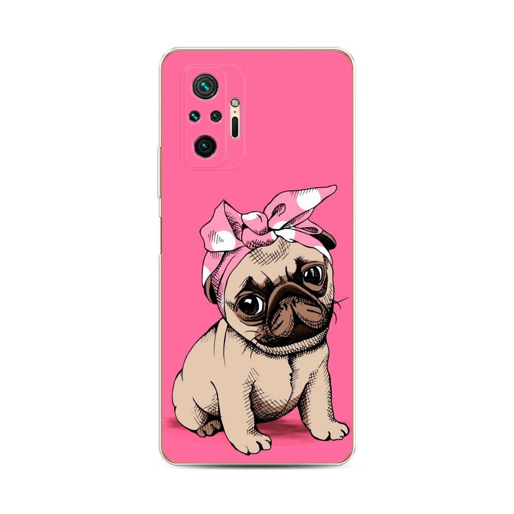 фото Чехол awog "dog pin-up" для xiaomi redmi note 10 pro