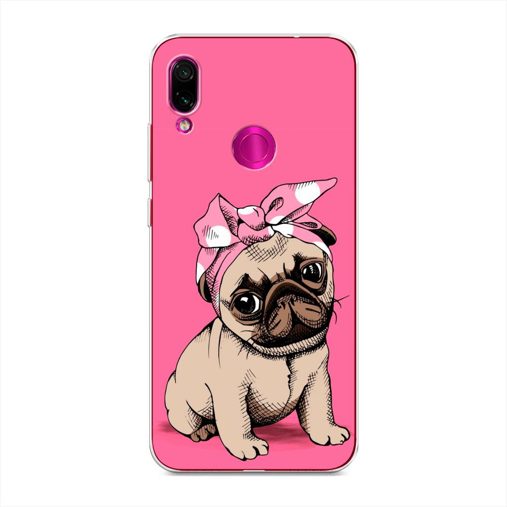 фото Чехол awog "dog pin-up" для xiaomi redmi note 7