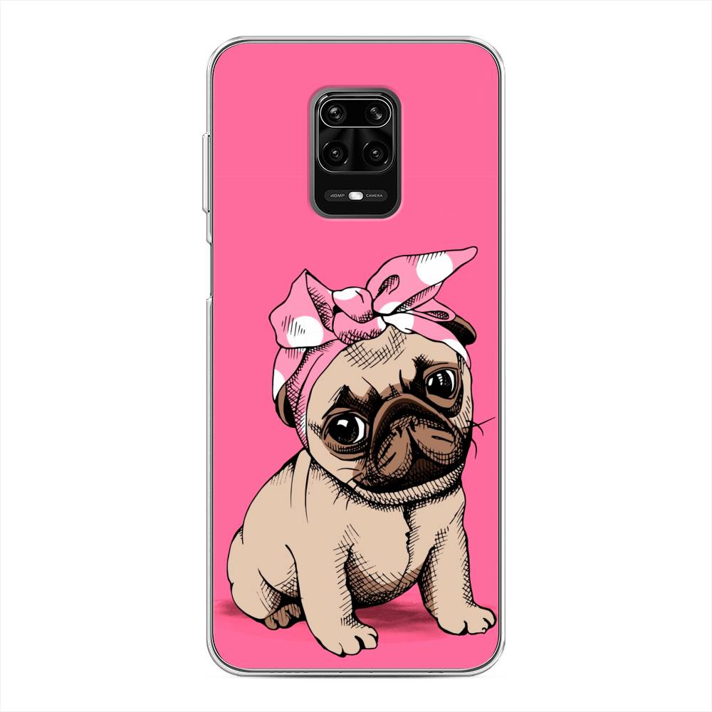 фото Чехол awog "dog pin-up" для xiaomi redmi note 9s