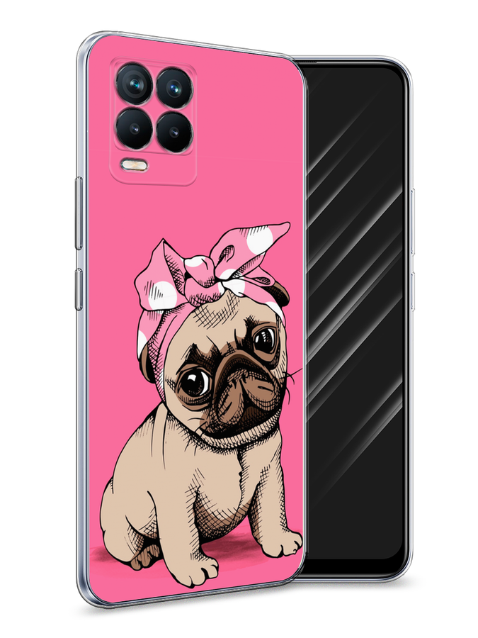 

Чехол Awog на Realme 8 "Dog Pin-Up", Разноцветный, 255450-2