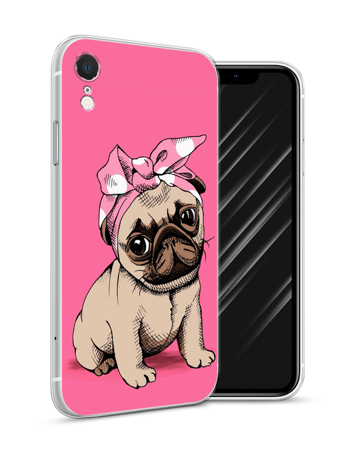 

Чехол Awog на Apple iPhone XR (10R) / Айфон XR (10R) "Dog Pin-Up", Разноцветный, 12050-2