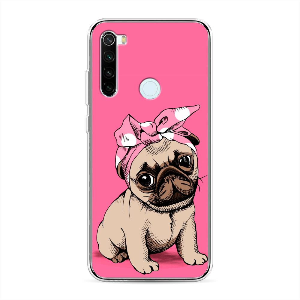 фото Чехол awog "dog pin-up" для xiaomi redmi note 8t