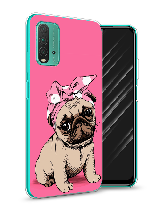 

Чехол Awog на Xiaomi Redmi 9T "Dog Pin-Up", Разноцветный, 39850-2