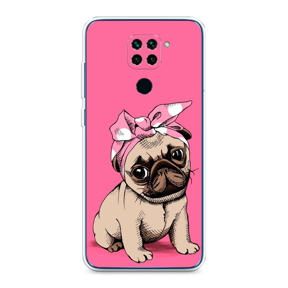 фото Чехол awog "dog pin-up" для xiaomi redmi note 9