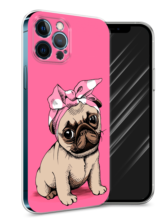 

Чехол Awog на Apple iPhone 12 Pro Max / Айфон 12 Pro Max "Dog Pin-Up", Разноцветный, 12750-2