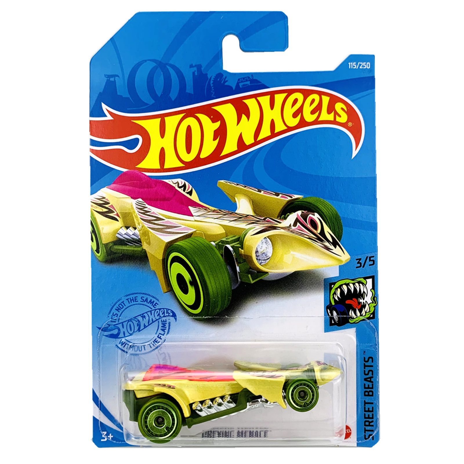 

Hot Wheels Базовая машинка Preying Menace, желтая C4982/GRY50, C4982/GRY50