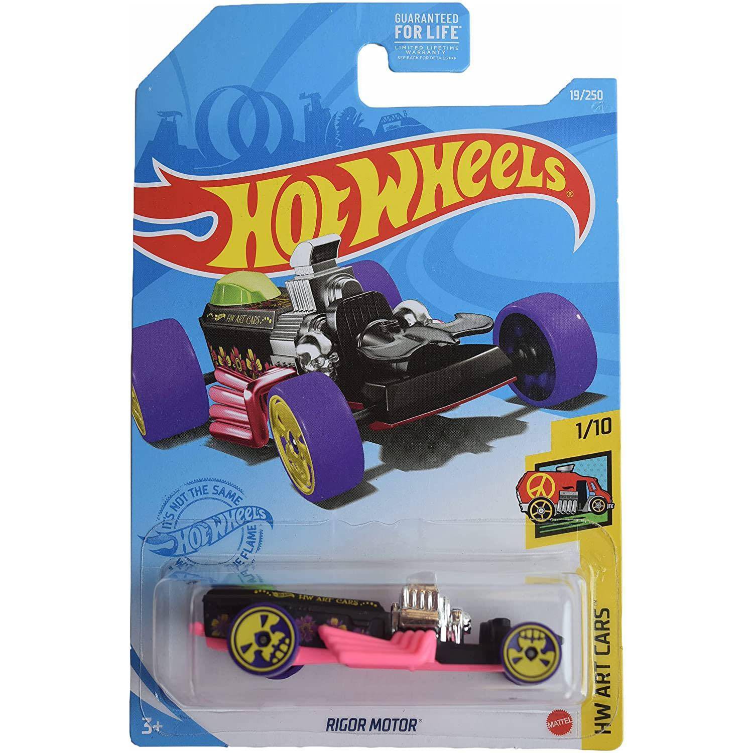 

Hot Wheels Базовая машинка Rigor Motor, черно-розовая C4982/GTB49, C4982/GTB49