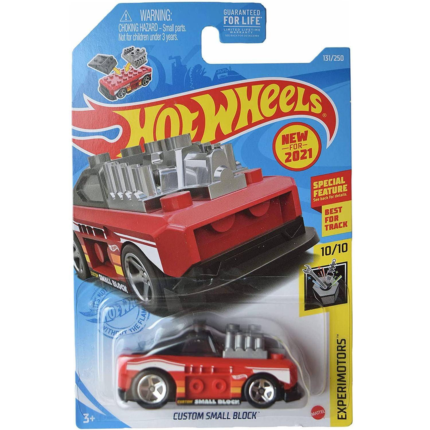 

Hot Wheels Базовая машинка Custom Small Block, красная C4982/GRX43, C4982/GRX43