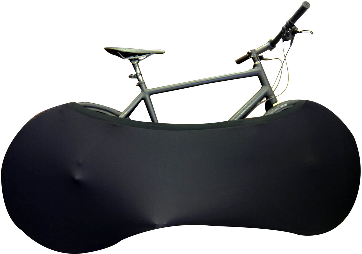 фото Велочехол "велоносок", l, оптимум черный с чехлом