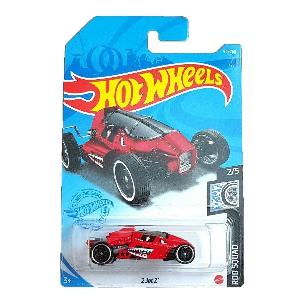 фото Hot wheels базовая машинка 2 jet z, красная 5785/gtc41