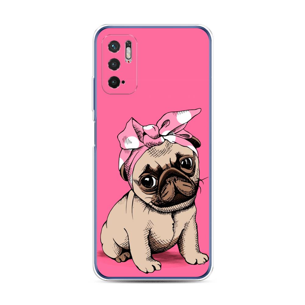 фото Чехол awog "dog pin-up" для xiaomi redmi note 10 5g