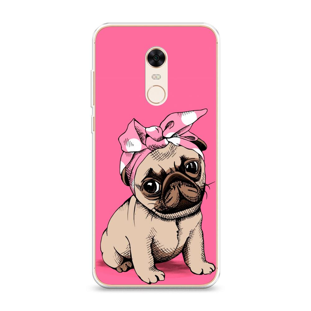 

Чехол Awog на Xiaomi Redmi 5 Plus "Dog Pin-Up", Разноцветный, 33150-2