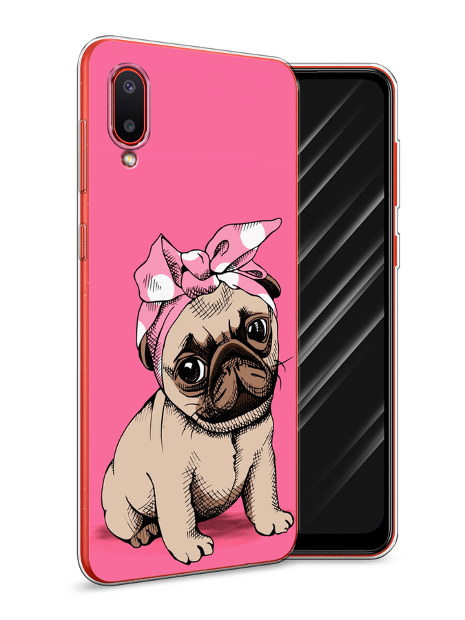 

Чехол Awog на Samsung Galaxy A02 / Самсунг A02 "Dog Pin-Up", Разноцветный, 2102550-2