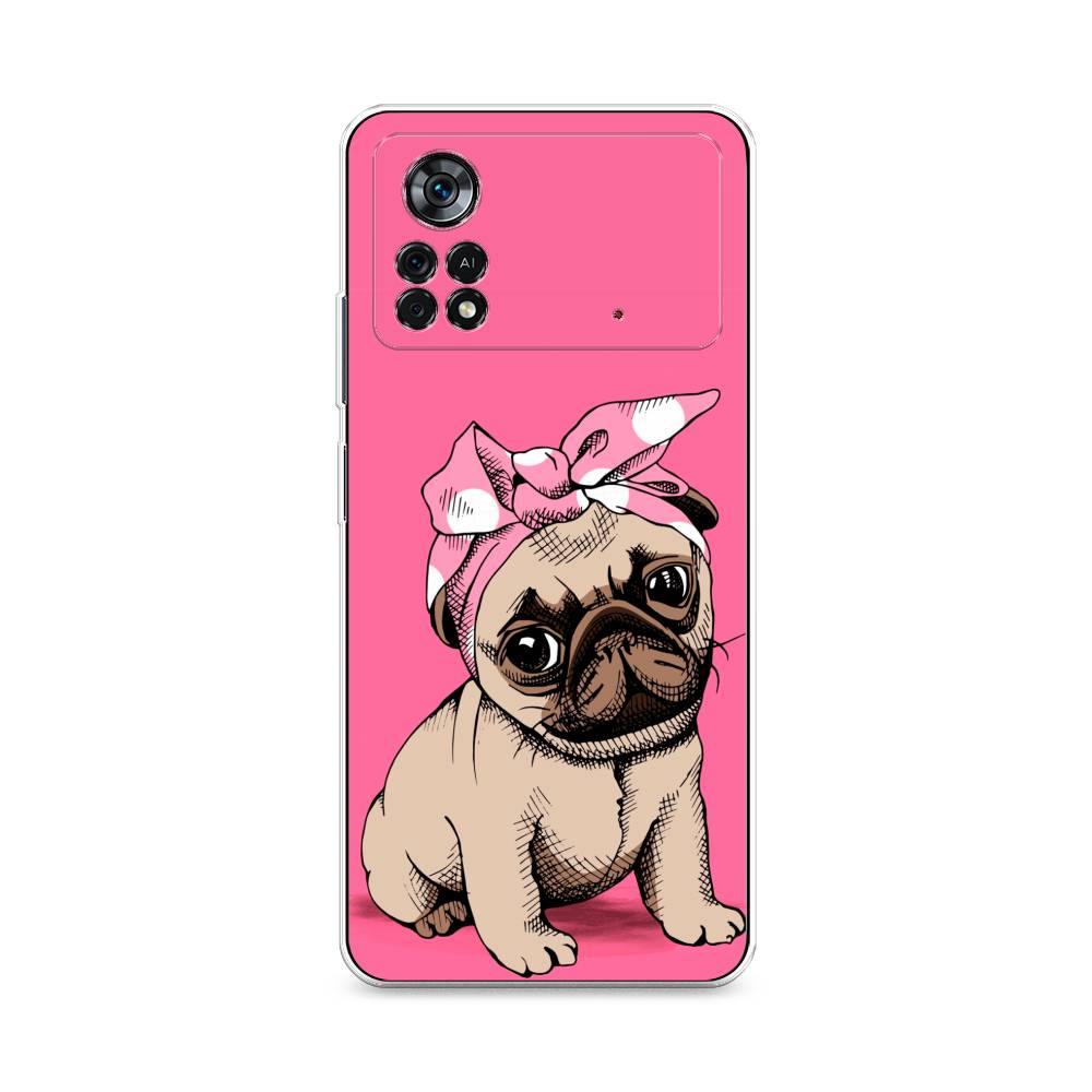 

Чехол Awog на Poco X4 Pro 5G "Dog Pin-Up", Разноцветный, 313150-2