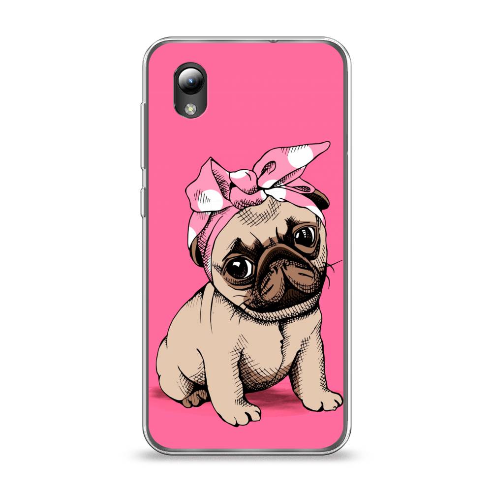 

Чехол Awog на ZTE Blade L8 / ЗТЕ Блэйд L8 "Dog Pin-Up", Разноцветный, 132850-2