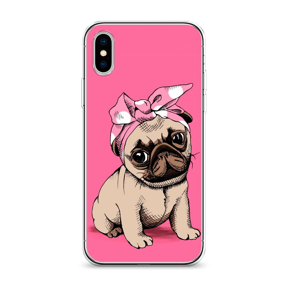 фото Чехол awog "dog pin-up" для apple iphone xs max (10s max)