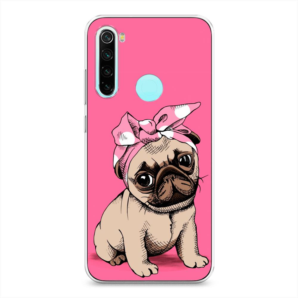 фото Чехол awog "dog pin-up" для xiaomi redmi note 8