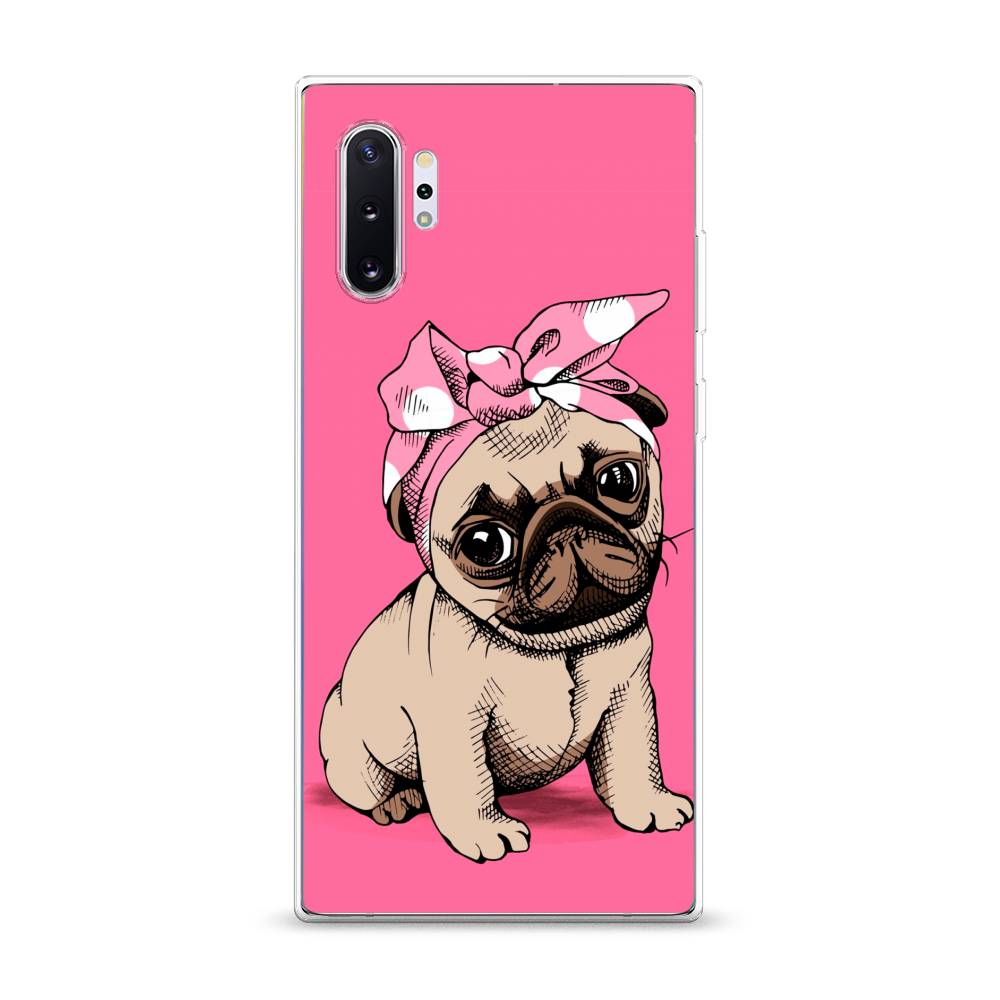

Чехол Awog на Samsung Galaxy Note 10 + "Dog Pin-Up", Разноцветный, 28550-2