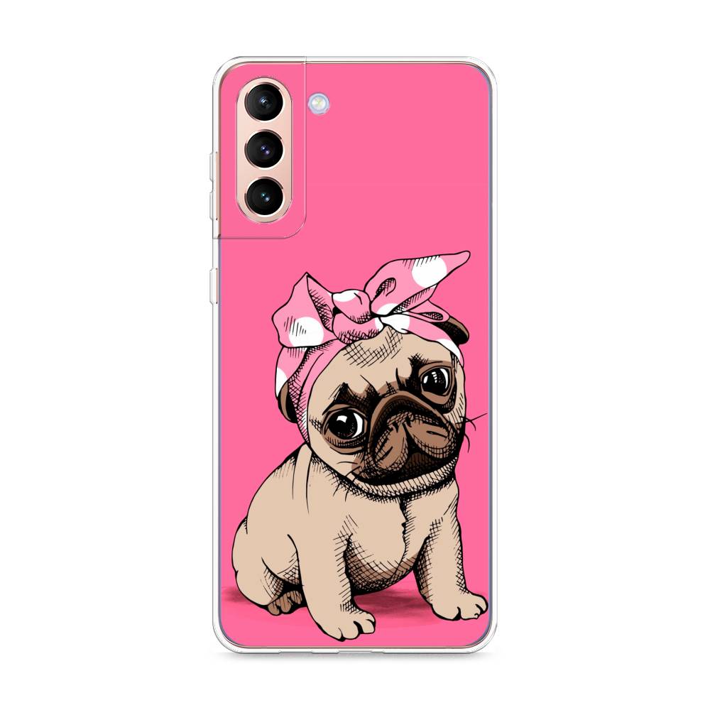 

Чехол Awog на Samsung Galaxy S21 + / Самсунг S21 + "Dog Pin-Up", Разноцветный, 2102150-2