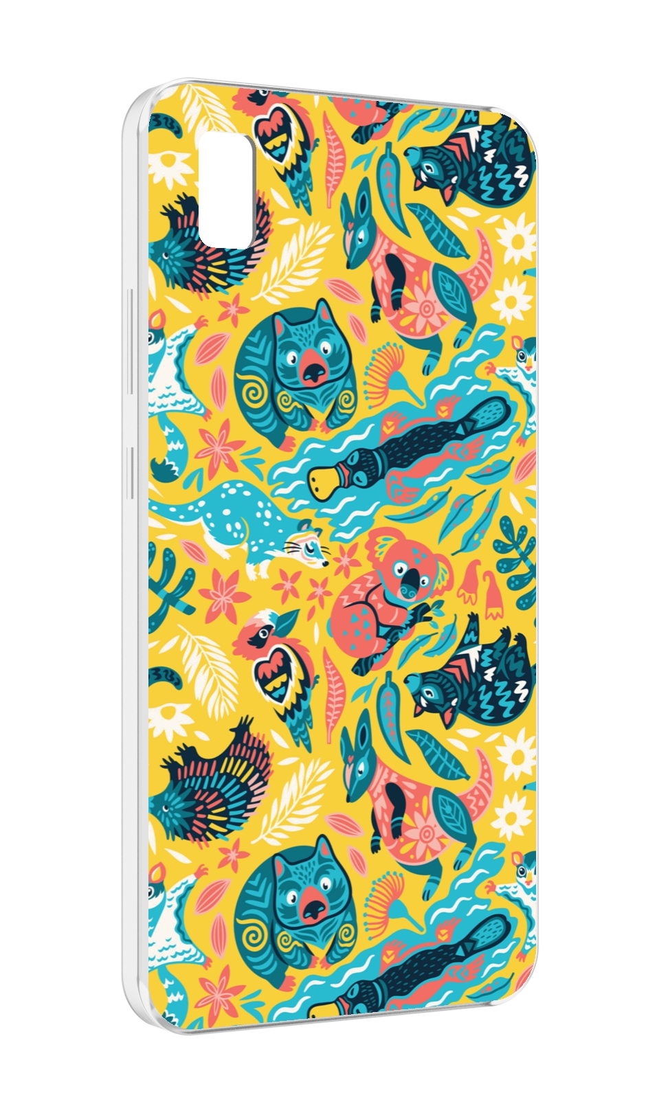 

Чехол MyPads seamless-pattern для ZTE BLADE L210, Прозрачный, Tocco