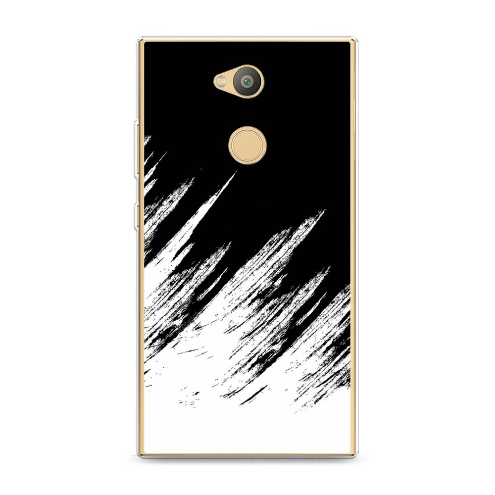 

Чехол Awog на Sony Xperia L2 "Черно белые брызги", Разноцветный, 53450-3
