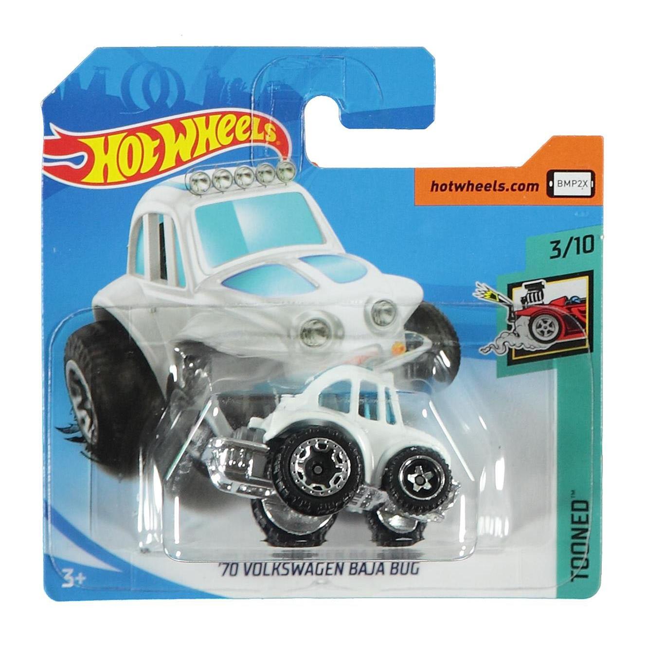 

Hot Wheels Базовая машинка '70 Volkswagen Baja Bug, белая C4982/GHB57, C4982/GHB57